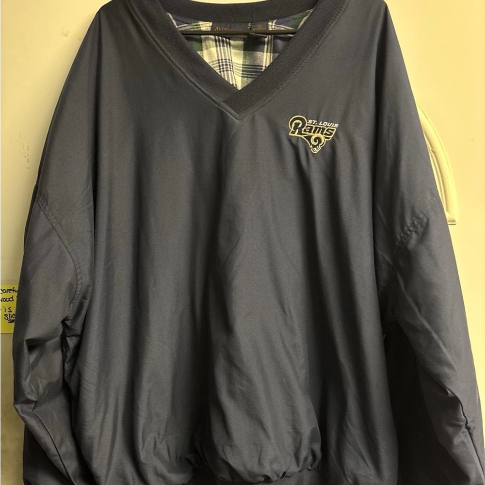 St. Louis Rams Antigua XXL Navy  Windbreaker Jacket NFL Football